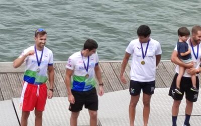 El piragüista bañezano José Julián Becerro y su compañero Adrián Martín logran clasificarse para el mundial