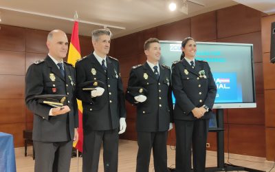 La Policía local de Astorga celebra su fiesta con el reconocimiento a dos agentes y al excomisario Cabero