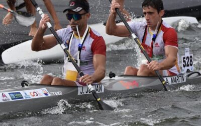 El piragüista José Julián Becerro y Adrián Martín quedan quintos en el campeonato del mundo de maratón celebrado en Dinamarca