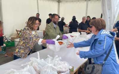 Santa María del Páramo celebra la tradicional alubiada popular en la que ha repartido más de 1.000 raciones