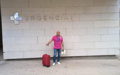 El celador Víctor Pérez mantiene su encierro y tacha de «triste» la actitud de Sanidad