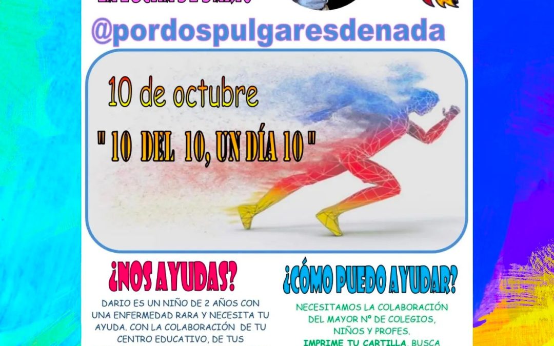 Varios colegios de nuestra comarca participan en la primera carrera por ‘la Lucha de Darío’
