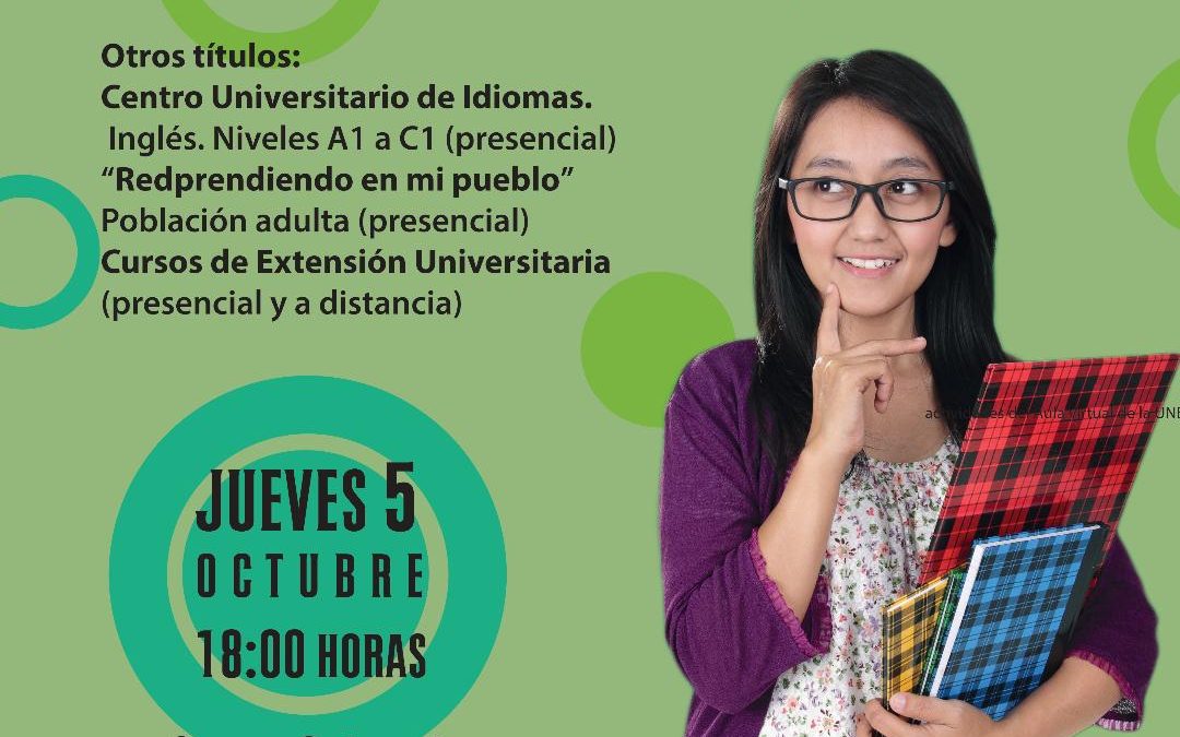 Presentación de la oferta académica del Aula UNED de La Bañeza