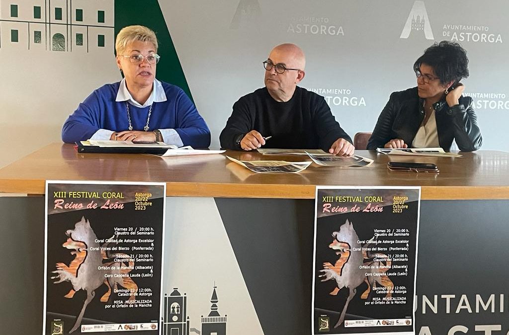 El Festival Coral ‘Reino de León’ cita en Astorga a cuatro agrupaciones