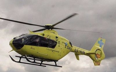 Un motorista resulta herido tras sufrir una caída en la LE-125 en Castrocontrigo