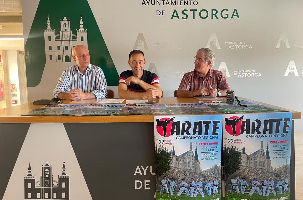 Astorga acoge el 22 de octubre el Campeonato Regional de Kárate