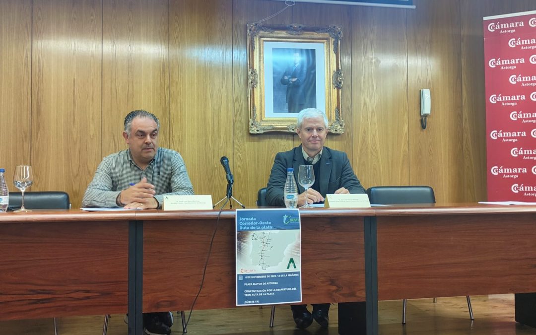 Astorga se une a las concentraciones en favor de la reapertura del tren de la Ruta de la Plata