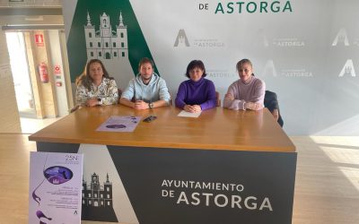 Bolillos, zumba y poesía para conmemorar el 25 N en Astorga