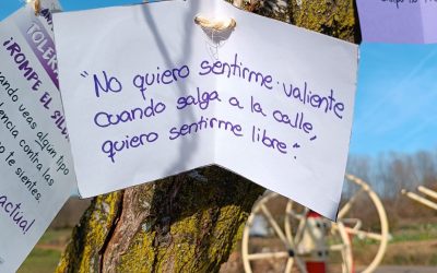 Otero de Escarpizo se suma a los actos contra la violencia de género