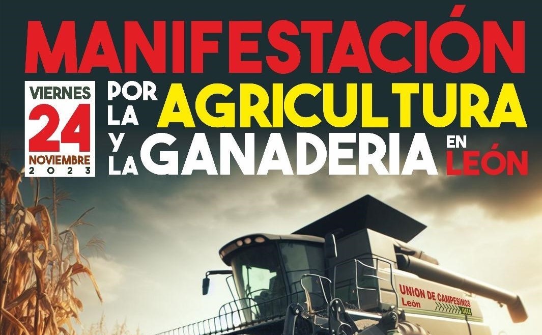 La Unión de Campesinos de León convoca una manifestación de agricultores y ganaderos de la provincia