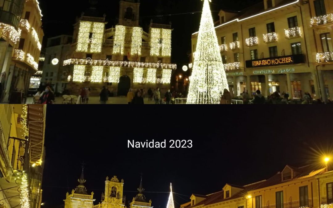 El Grupo Municipal Socialista reclama mejoras en la iluminación navideña de Astorga