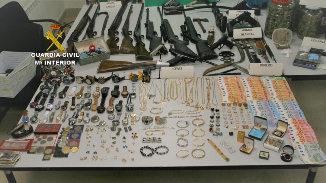 La Guardia Civil finaliza la segunda fase de la “operación ROCAURUM” desarrollada el pasado año investigando a siete personas más por robo en viviendas