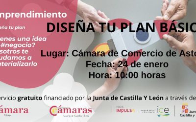 La Cámara de Comercio de Astorga y la Junta de Castilla y León ponen a disposición de emprendedores una hoja de ruta con un plan integral de servicios
