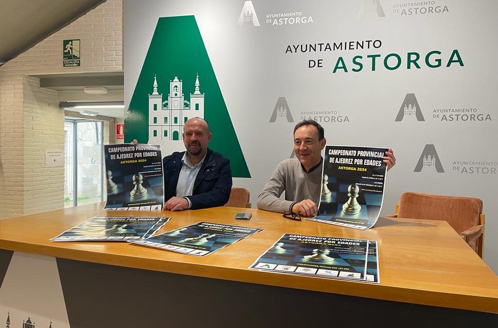 Más de 30 ajedrecistas se citarán en Astorga en el primer campeonato provincial por edades