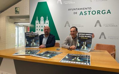 Más de 30 ajedrecistas se citarán en Astorga en el primer campeonato provincial por edades