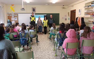 La Guardia Civil imparte 619 charlas en 107 centros educativos de la provincia de León durante el curso académico 2023-2024; un 43% más que el año anterior