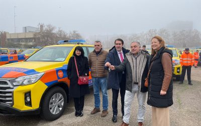 La Junta entrega 60 vehículos pick-up por un importe de casi 3 millones de euros a agrupaciones y asociaciones de Protección Civil