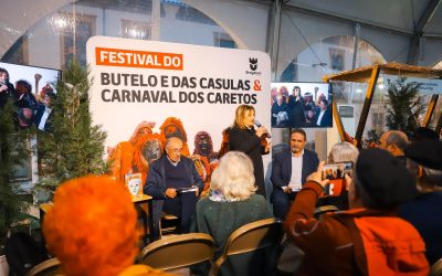 Presentación en Bragança del libro de actas del II Congreso Internacional de Carnaval de La Bañeza