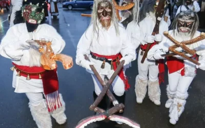 Sesenta y tres grupos de máscaras y caretos de Portugal, España, Italia y Bulgaria participan en el Encuentro Internacional de Rituales Ancestrales