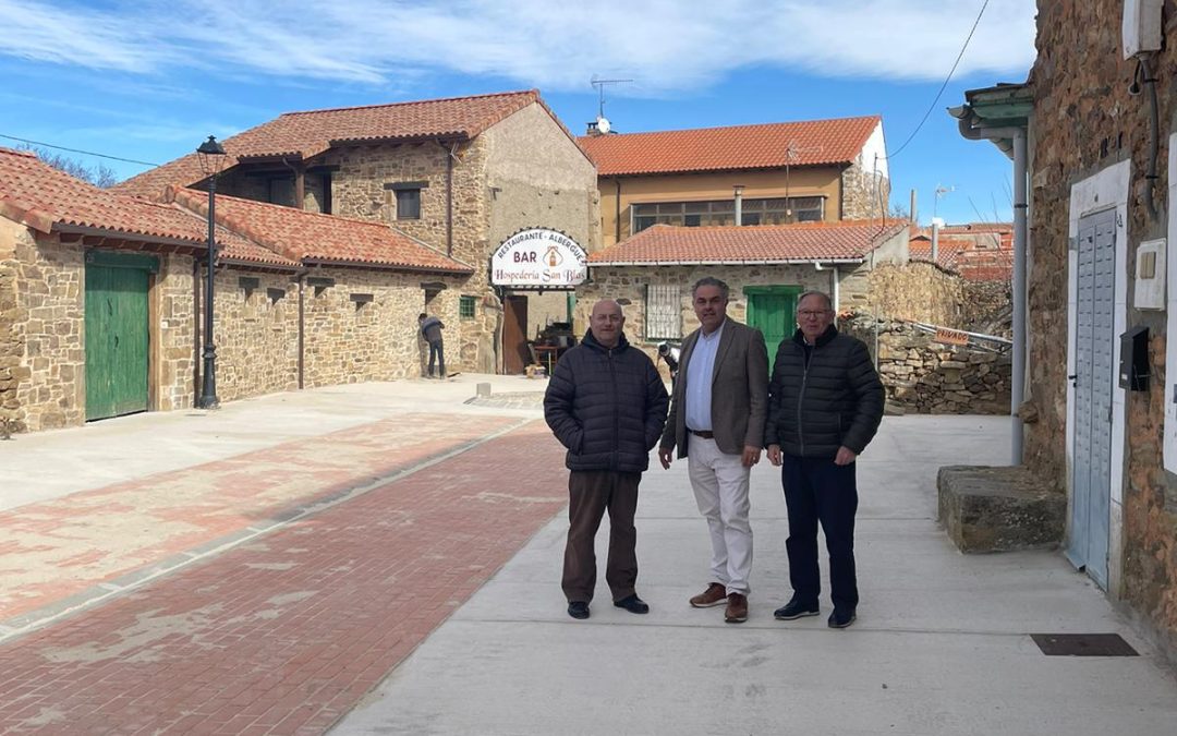 Finaliza la obra de la calle La Calleja de Santa Catalina de Somoza