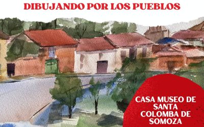Santa Colomba de Somoza acoge la exposición del colectivo ‘Dibujando por los pueblos’ durante la Semana Santa