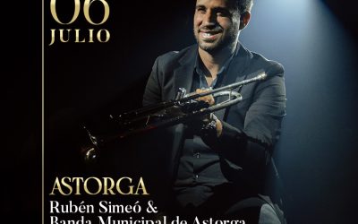 La Banda Municipal de Música de Astorga tocará junto al gran trompetista Rubén Simeó en el Teatro Gullón