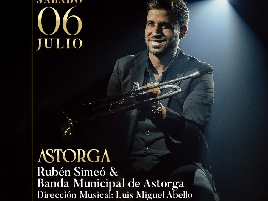 La Banda Municipal de Música de Astorga tocará junto al gran trompetista Rubén Simeó en el Teatro Gullón