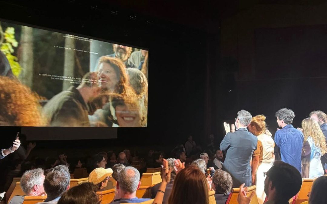 La astorgana Mercedes Unzeta en el Festival de cine de Cannes