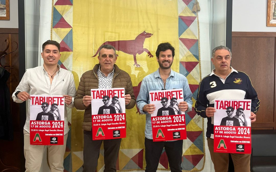El concierto de ‘Taburete’ será el plato fuerte de las Fiestas de Santa Marta de Astorga