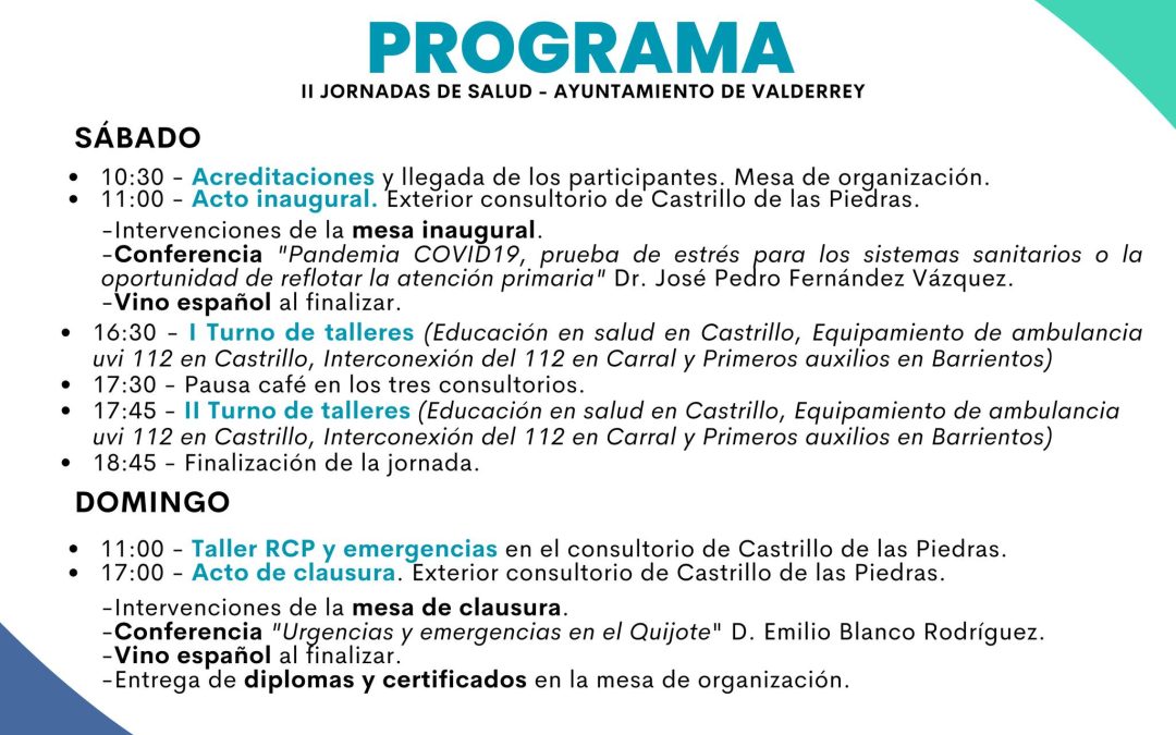 El gerente de Atención Primaria, José Pedro Fernández, y una mesa redonda con varios profesionales inauguran las jornadas de salud para pacientes en Valderrey