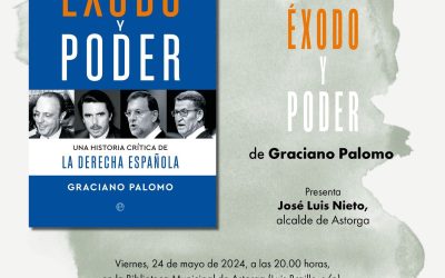 Graciano Palomo presenta el viernes en Astorga su libro ‘Éxodo y poder’
