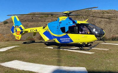 Rescatado un trabajador indispuesto en una zona de monte de difícil acceso en Santa Colomba de Somoza