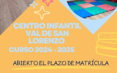 El centro infantil de Val de San Lorenzo abre el plazo de matrícula para el próximo curso