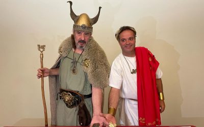 Astures y Romanos ponen la cuenta atrás para la fiesta con la presentación de las monedas