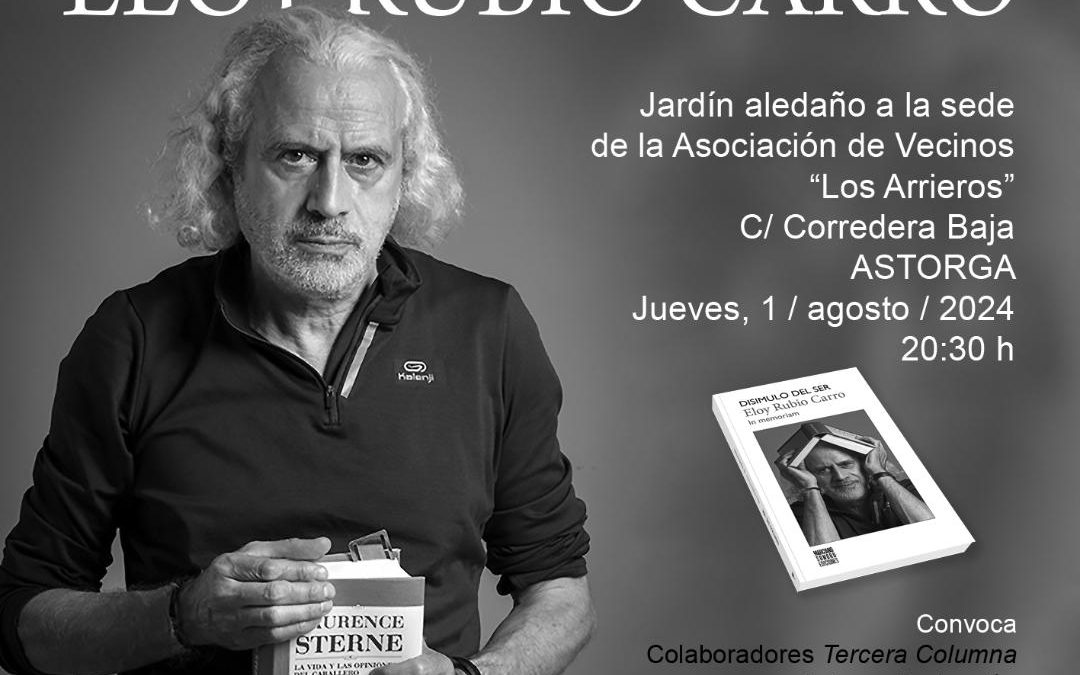 Amigos, compañeros y vecinos recuerdan este jueves a Eloy Rubio Carro en el barrio de San Andrés