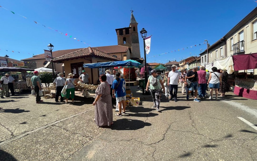 Santa Marina del Rey vive su centenaria Feria del Ajo y la proyecta como “escaparate del mundo rural”