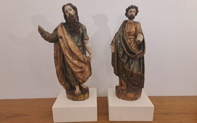 San Pedro y San Pablo protagonizan la pieza del mes de agosto en el Palacio de Gaudí