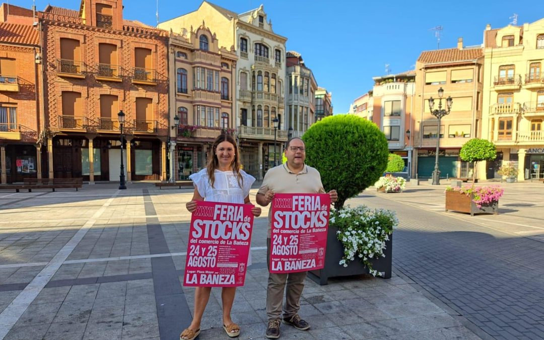 La 31 Feria de Stocks de La Bañeza contará con 20 expositores en la Plaza Mayor
