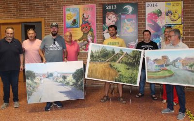 Pedro Alfonso Méndez gana el certamen de pintura rápida de La Bañeza