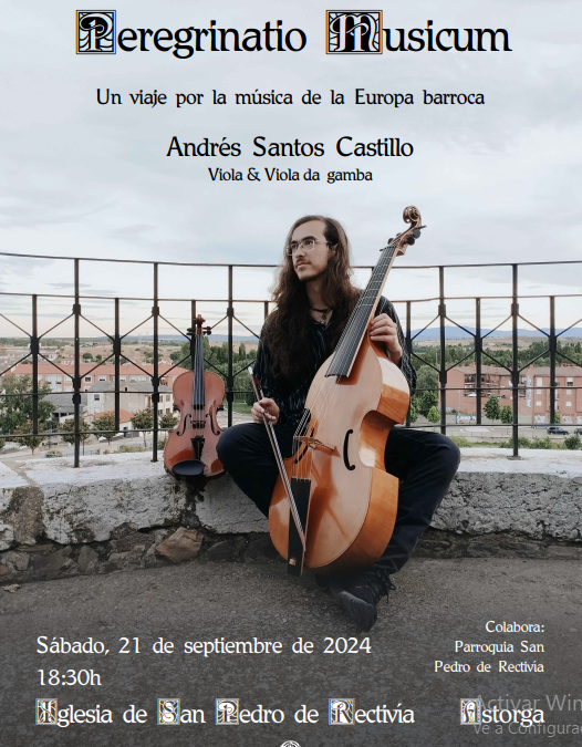 Concierto barroco de Andrés Santos Castillo en la iglesia de Rectivía