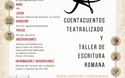 La Bañeza ofrece un cuentacuentos teatralizado y un taller de escritura romana con motivo del “Día de la Ruta”