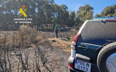 Investigado un apicultor por el incendio forestal de Brañuelas