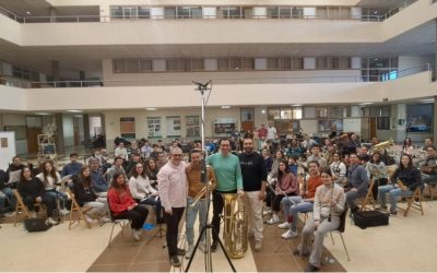 Las bandas de Juventudes Musicales de la ULE y “Sones del Órbigo” presentan el CD ‘A dos pasos’ de David Rivas