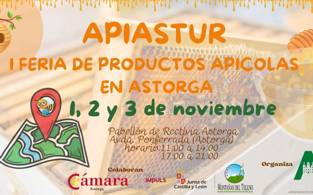 La primera Feria de la Miel de Astorga tendrá veinte expositores, talleres y mesas redondas