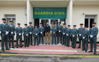 Catorce nuevos guardias civiles alumnos inician su periodo de prácticas en distintas unidades territoriales de la provincia, entre ellas, La Bañeza, Truchas y Benavides