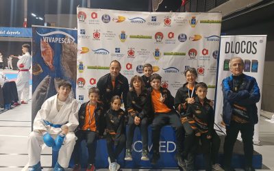 Buena actuación de los karatekas astorganos en el campeonato de Oviedo