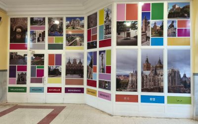 El Ayuntamiento de Astorga colabora con Adif en la mejora de la imagen del vestíbulo de la estación