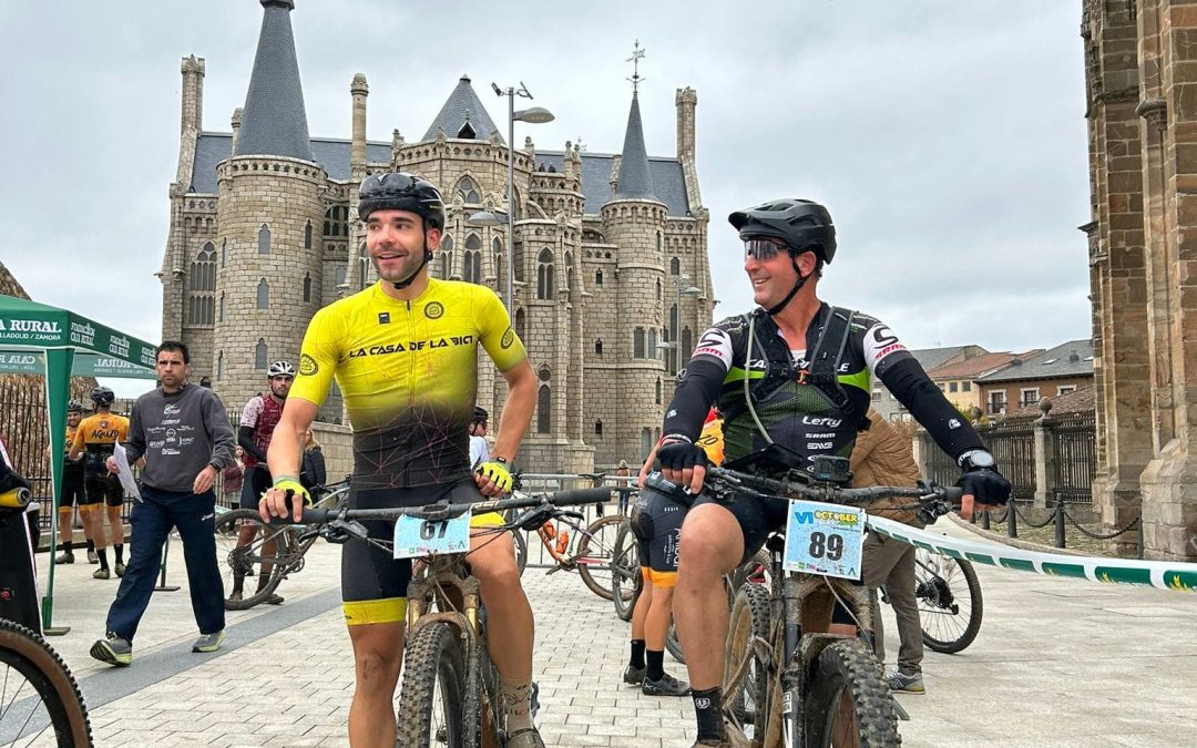 Sergio Gutiérrez y Eva Ortega ganan la VI October Bike de Astorga