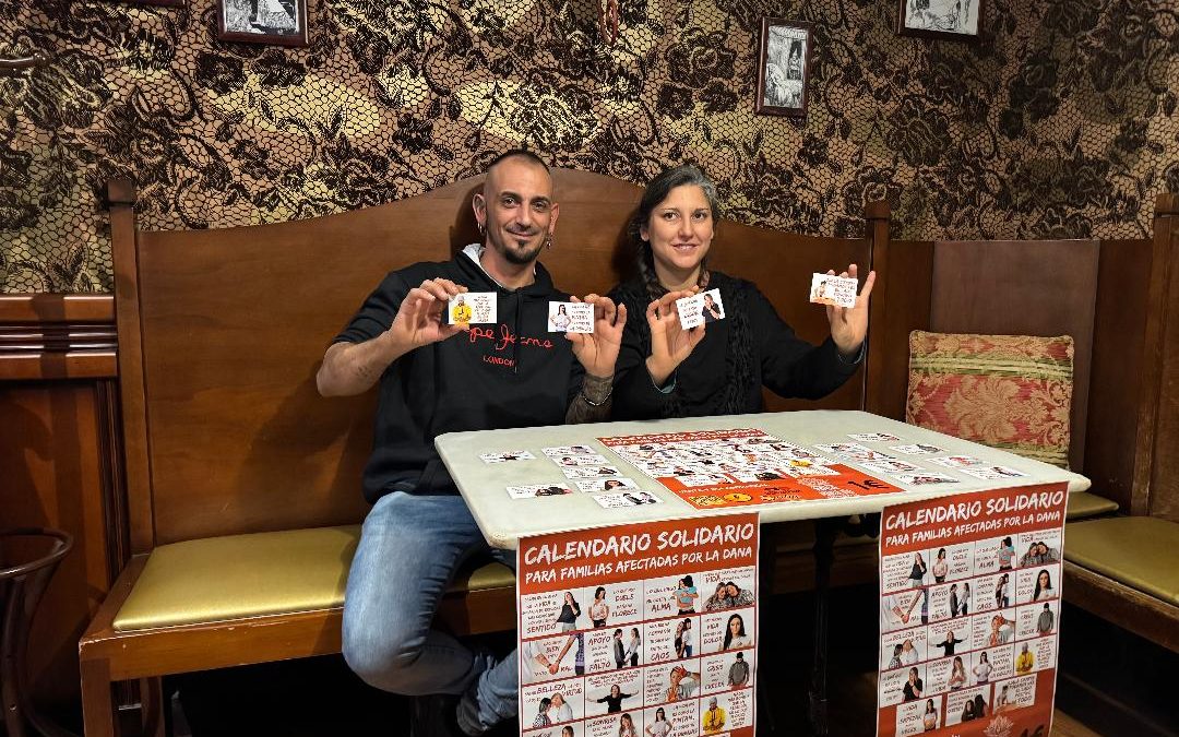 Vuelven los calendarios solidarios de Marta Río y este año se destinan a afectados por la DANA