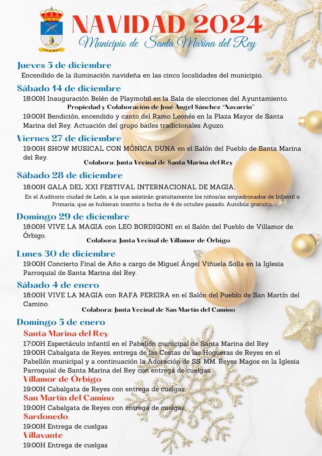 CARTEL PROGRAMA NAVIDAD SMR 2024